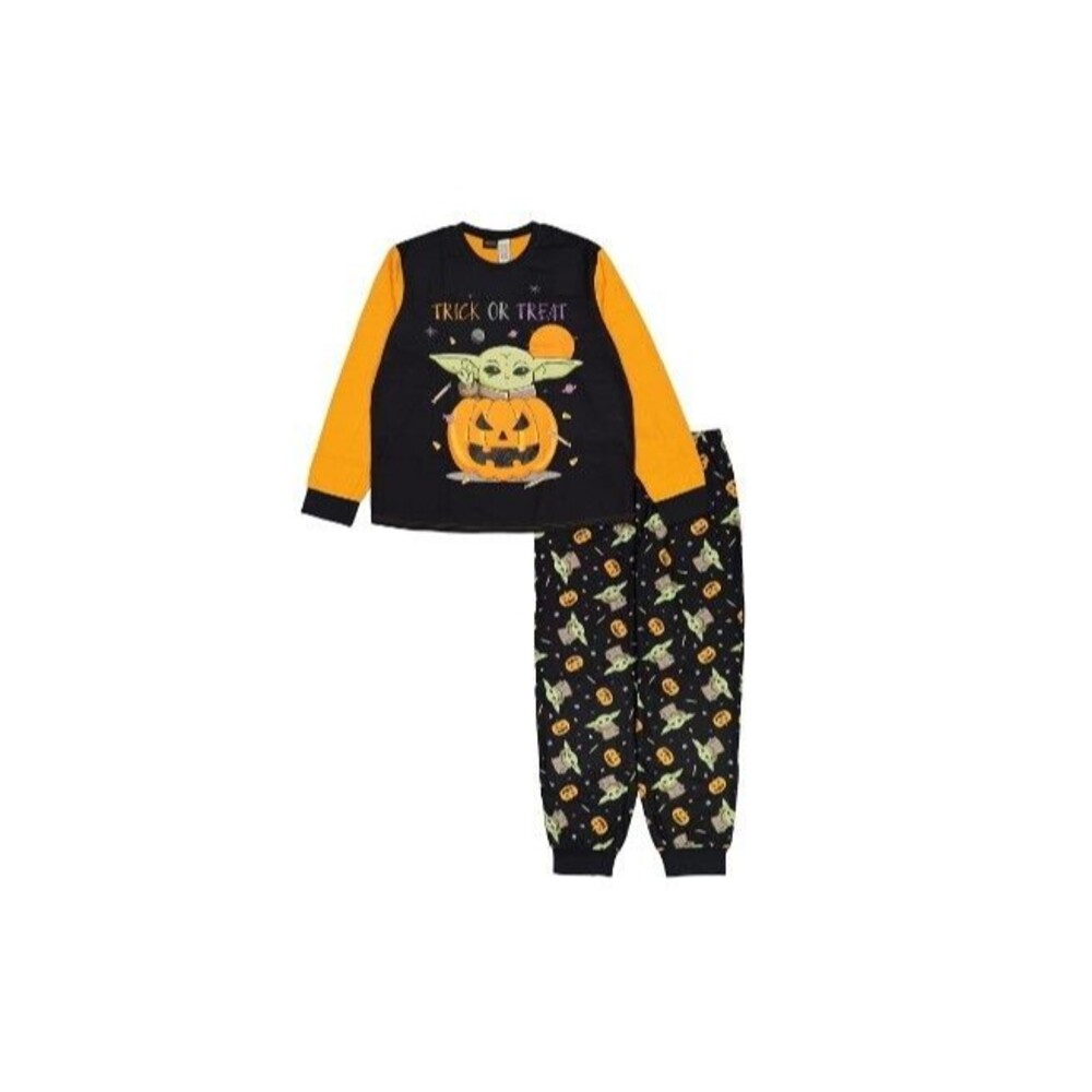 Star Wars Kids Pajamas Set 2 pieces 2T Mandalorian Family Sleep Black And Orange